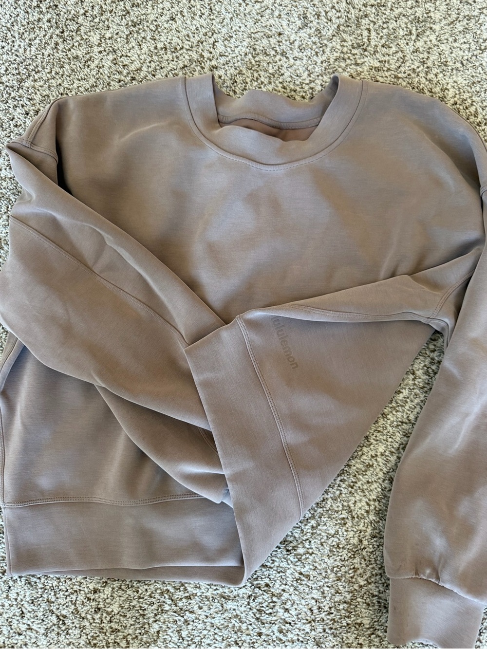 Lululemon Softstreme oversized crew - Taupe